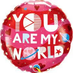 Balão Foil You Are My World