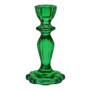 Castiçal Vidro Verde