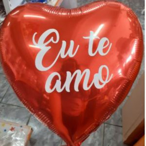 Coração c/ gás hélio