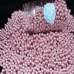 Pérolas Metalizadas Rosa 75gr