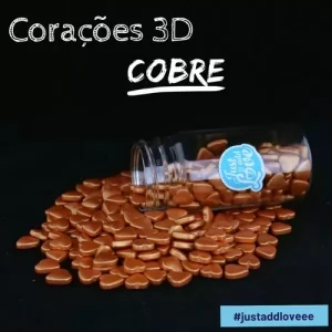 Corações 3D Cobre 75gr