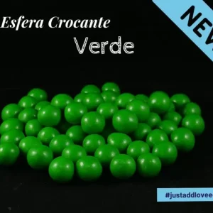 Esfera Crocante Verde 100gr