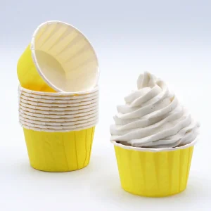 Formas de Cupcake Amarelas