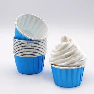 Formas de Cupcake Azul Escuro