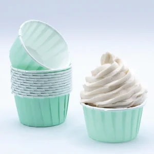 Formas de Cupcake Verde Menta
