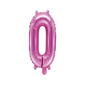 Balão Foil 14″ Rosa Nº 0