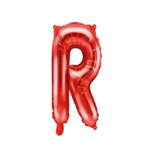 Balão Foil Letra R Vermelho