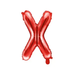 Balão Foil Letra X Vermelho
