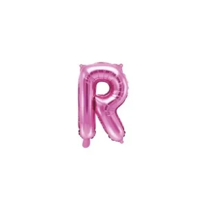 Balão Letra R Rosa 35CM