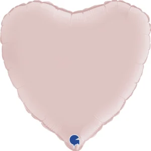 Balão Foil Coração Rosa Pastel