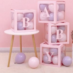 Caixas decorativas – Baby Rosa