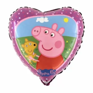 Balão Foil Coração Peppa