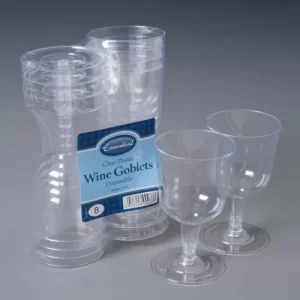 Copos Vinho Plástico 8un