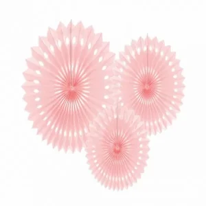 Rosetas Decorativa Rosa Bebé