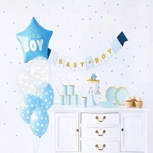 Kit Decoração de Festa Baby Shower Menino