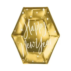 Pratos Happy New Year Dourados