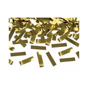 Tubo Confettis 40cm dourados