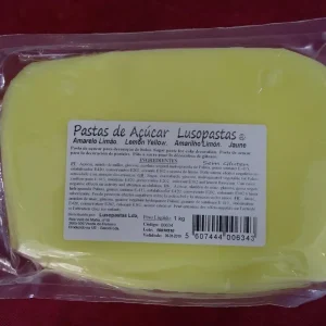 Pasta de Açúcar Amarelo Limão 1Kg