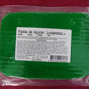 Pasta de Açúcar Verde 250gr.