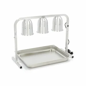 Lâmpada de Aquecimento – 3 Lâmpadas – incl. 3 Lâmpadas e 1 Recipiente de GN 1/2