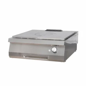 Heavy Duty Fogão de Placa Ardente – 1 Queimador – Unidade Dupla – 70 cm de Profundidade – Gás