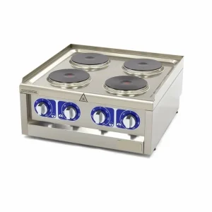 Fogão de Qualidade Comercial – 4 Queimadores – Unidade Dupla – 60 cm de Profundidade – 400V