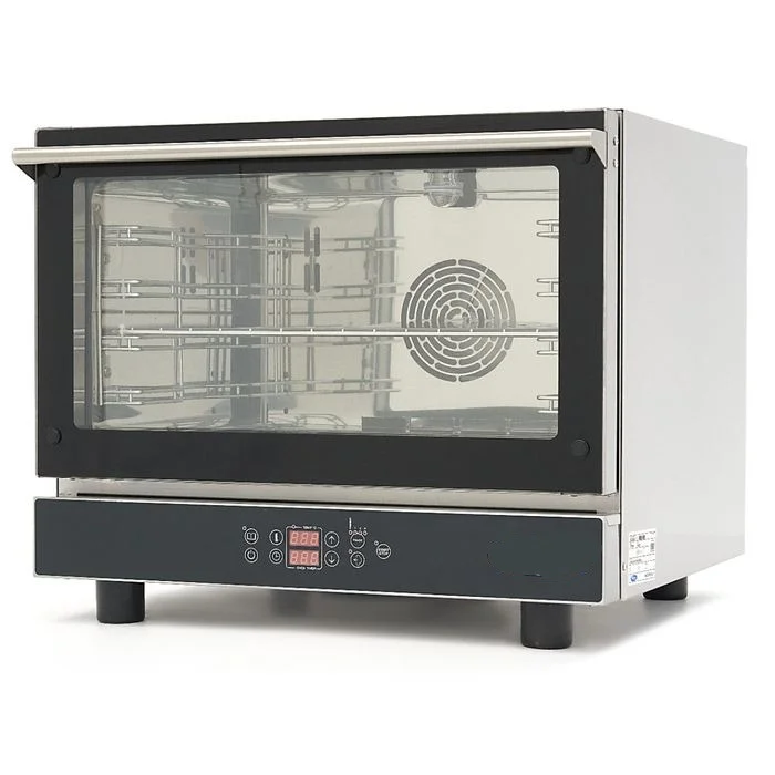 Forno Combinador – Adapta-se 4 Tabuleiros (GN 1/1 / 60 x 40 cm) – Ecrã Digital – 400V
