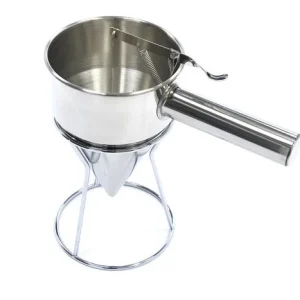 Dispensador de Massa – 1,3 l – Aço Inoxidável – incl. Botão de Dosagem