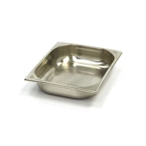 Recipiente Gastronorm – GN 1/2 – 6,5 cm de Profundidade – Aço Inoxidável – Perfurado