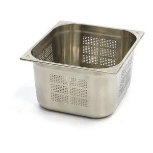 Recipiente Gastronorm – GN 2/3 – 20 cm de Profundidade – Aço Inoxidável – Perfurado