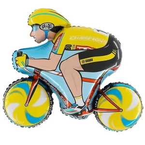 Balão Foil Ciclista Camisola Amarela