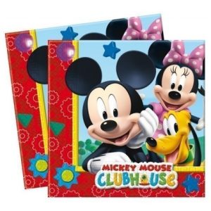 Guardanapos Mickey 33x33cm – 20 UNID.