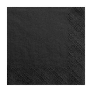 Guardanapos Pretos – 25cm