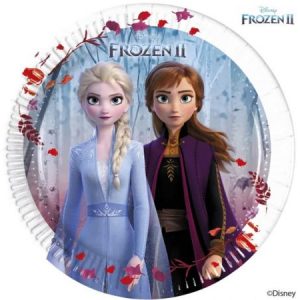 Pratos Frozen II 20 cm – 8Unid.